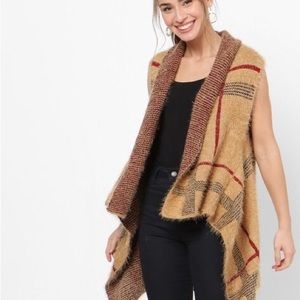 Womens Open Front Cardigan Sweater Vest Soft Cozy Comfy Winter Layer Knit